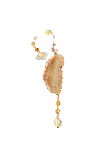 handmade agate suncatcher