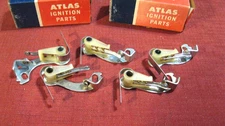 New Mopar 1957-1966 ignition point lot of 5, 1818568, nylon arm, 1 piece