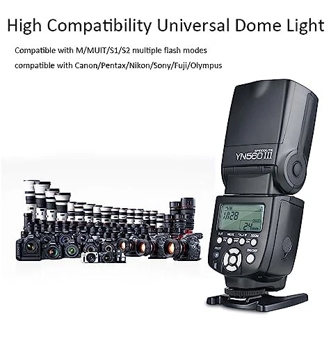 Yongnuo YN560 III Flash Speedlite GN58 2.4G Receiver for Canon Nikon Pentax - Image 4 of 4