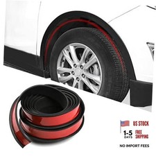 Car Wheel Eyebrow Arch Trim Lips Strip Fender Flare Protector Universal 3.8CM