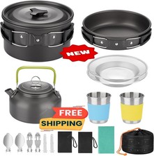 Juego de utensilios de cocina para camping de...
