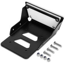 Transom Trolling Motor Mount, 5mm Cast Aluminum Black Body , Trolling Motor M...