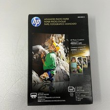 HP Advanced Photo Paper 4 x 6 Glossy Works with all Inkjet Printers 100 Sheets
