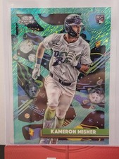 2025 Topps Cosmic Chrome Aqua Equinox Refractors #193 Kameron Misner RC 021/199