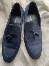 Conner  Hugh Shoe Navy Blue Suede Tassle Loafers -Size 12 *READ*