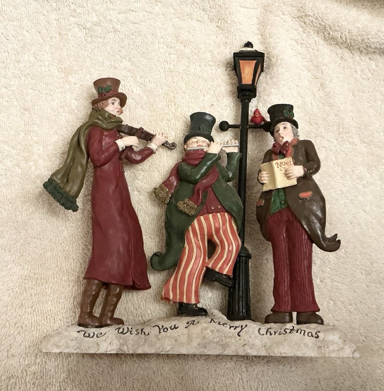 Kurt Adler Three Musicians Wishing A Merry Christmas