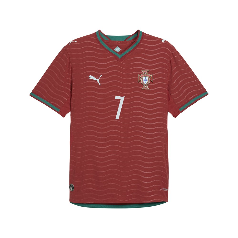 PUMA Portugal 2026 Home Ronaldo Crew Neck Short Sleeve Authentic Replica Jersey