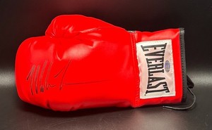 Mike Tyson Autographed Everlast Boxing Glove Steiner Authenticated 
