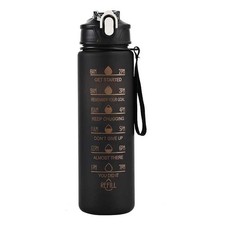Sports Water Bottle Gym Travel Drinking Leakproof Bottle With Straw BPA-Free UK