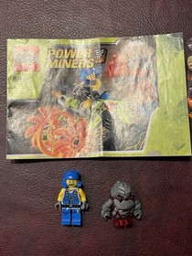 Lego Power Miners Stone Chopper Set 8956 Minifigure (Duke) & Power Miner Meltrox