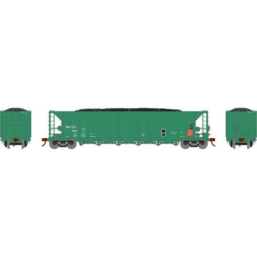 Athearn ~ Escala HO ~ Tolva de descarga rápida Ortner 5 bahías ~ SMEX #7810 ~ 1126 | Condition: New