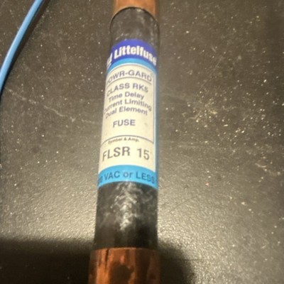 Littelfuse FLSR 15 Time Delay Dual Element Cartridge HRC Fuse 15A 600V
