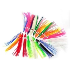 Soft Fishing Lures, 20 Pack Reusable PVC Octopus Squid Rock Ang...