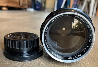 Nikon Nikkor-P 105mm f/2.5 (pre-ai), Sonnar type, Very good