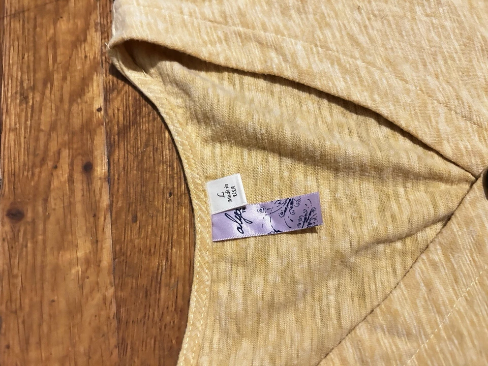 Alya (Francesca’s) Pastel Yellow Skater Dress With Buttons- Size L — 第 3/4 张图片