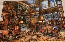 Springbok's 1000 Piece Jigsaw Puzzle The Hunting Lodge - Made in USA