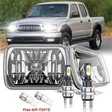 Pair 5x7" 7x6" LED Headlights Hi-Lo DRL For Toyota Pickup 82-95 Tacoma 1995-1997