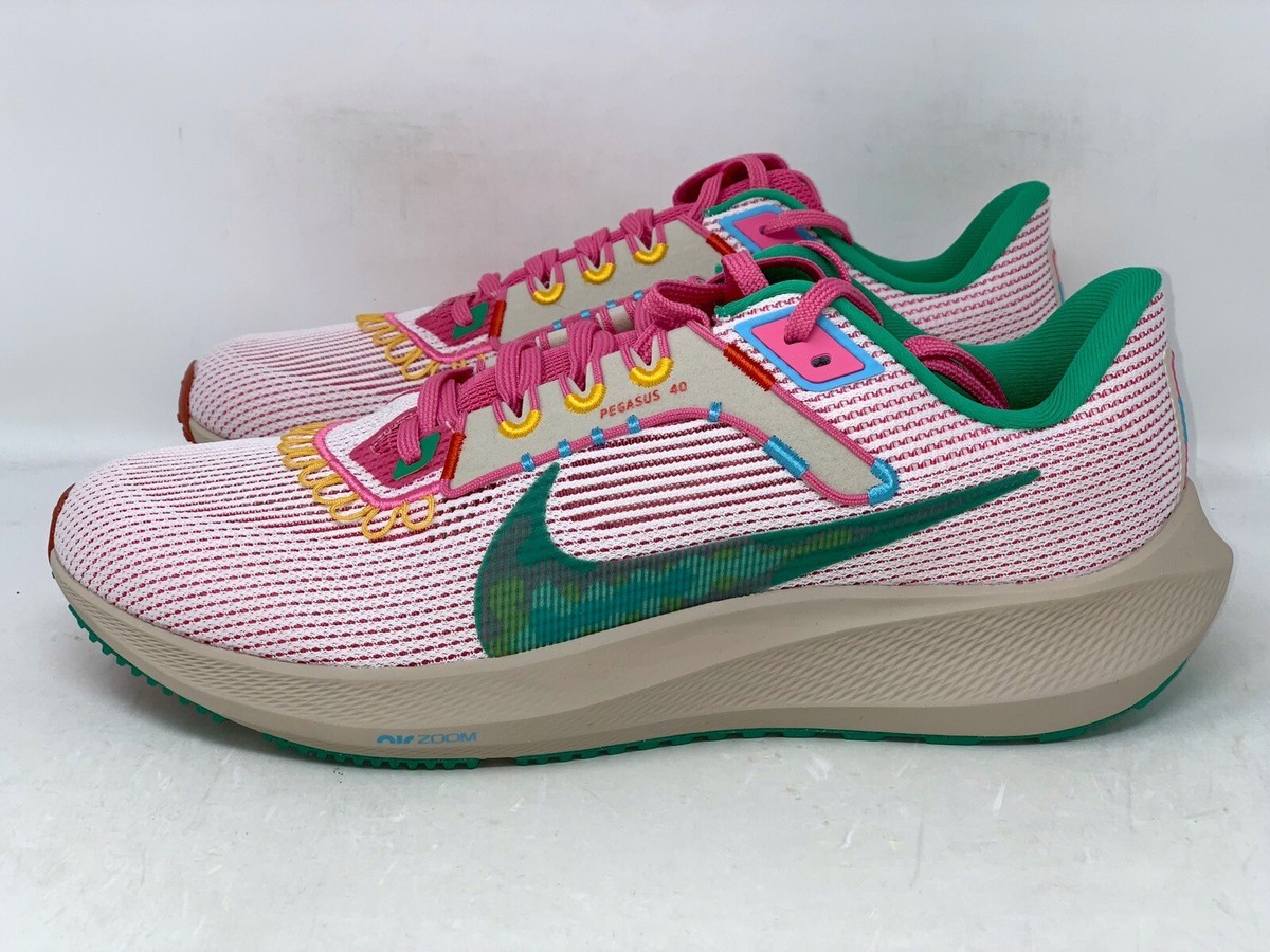 【Susu】【新品訳有】NIKE AIR ZOOM PEGASUS 40 GS) Nike Air Zoom Pegasus 40 'Pale Ivory Action Green Blue