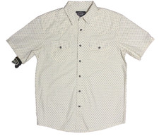 Gibson Trading Company Short Sleeve Pearl Snap Shirt Men s Medium NWT
