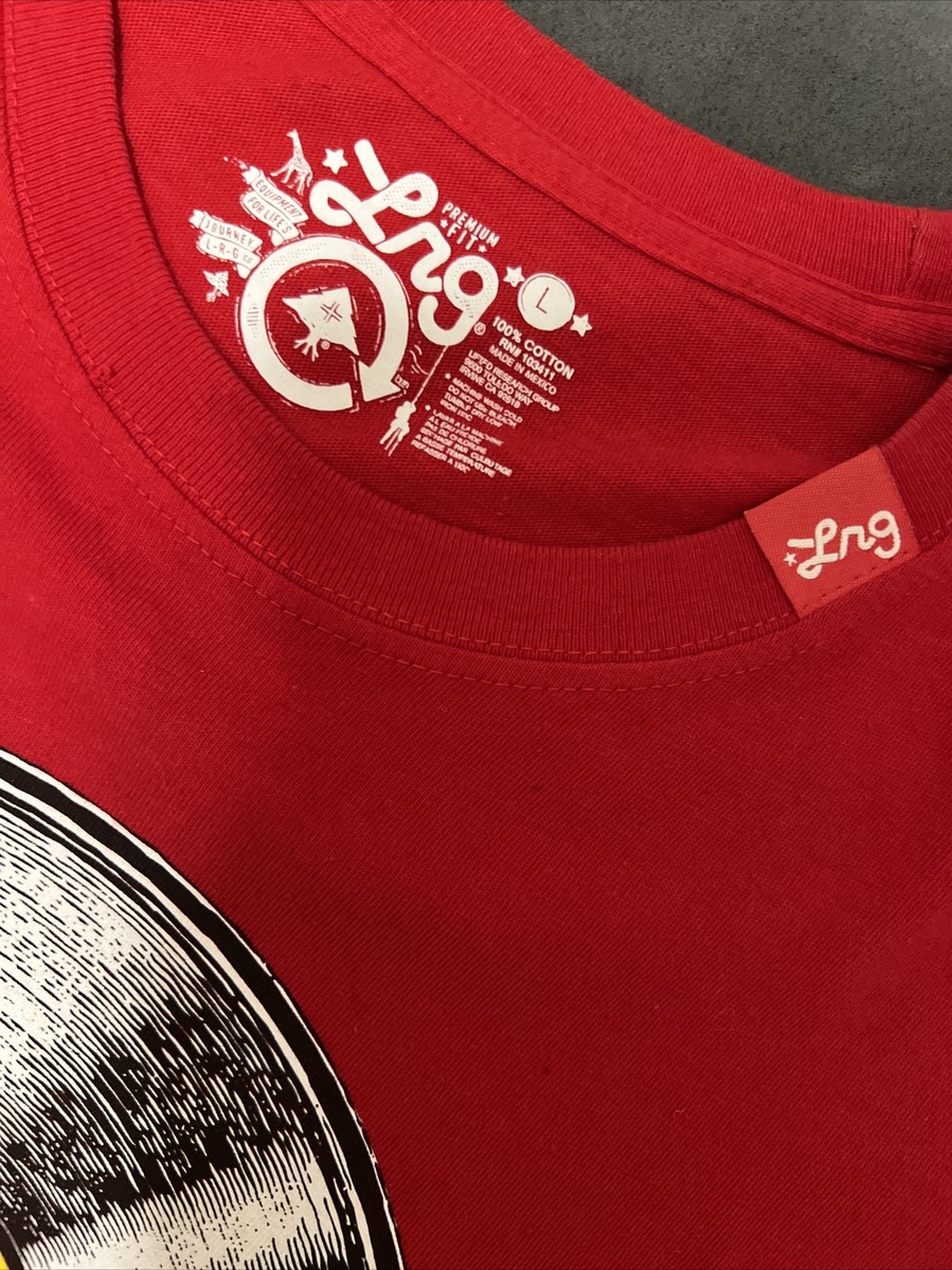 LRG Journey Sound System T-Shirt Red View 3