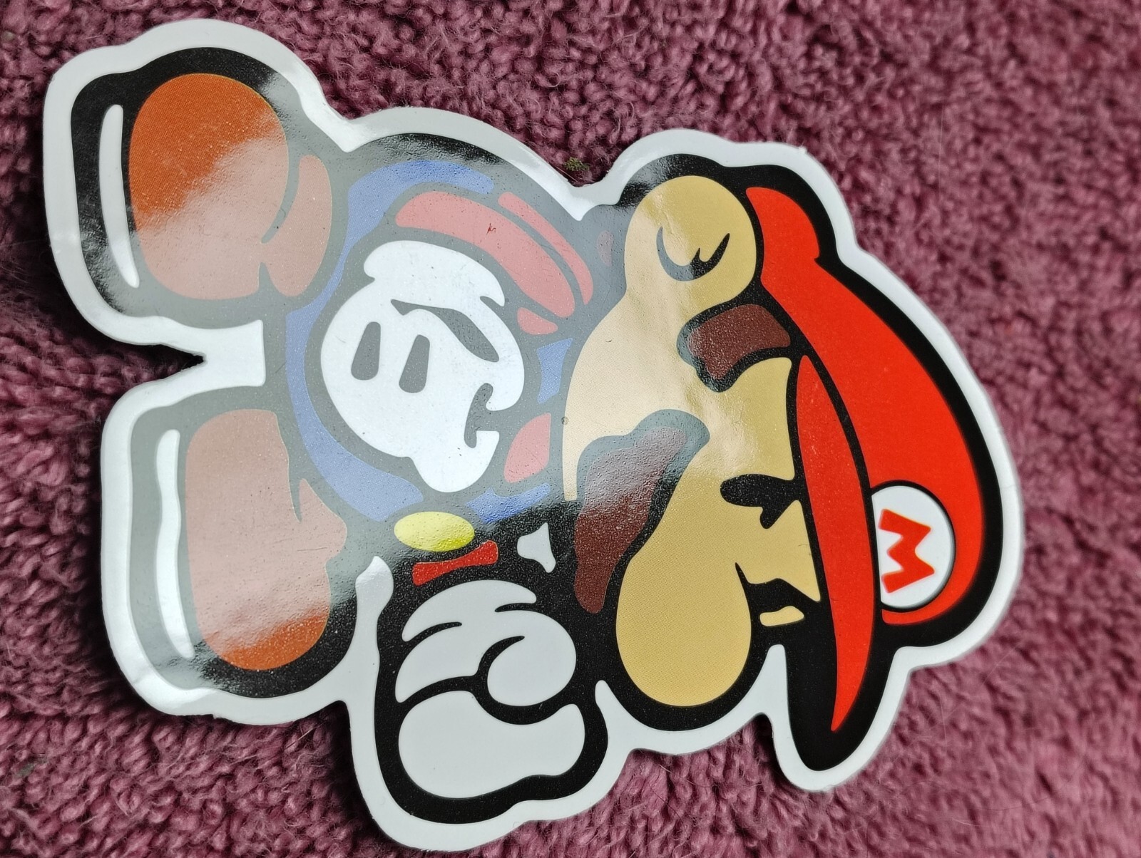 Mario Sticker Decal Cartoon Super Mario Bros - Nintendo 3.25" Shineko