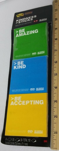 Born This Way Foundation Kindness Sticks Post-It Haftnotizen NEU Akzeptiert - Bild 8 von 8