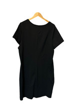 Old Navy Plus Size Short Sleeve Stretchy Black Dress Size XXL EUC