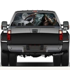 Rear Window Sticker Grim Reaper Cemetery Graphic Decal for Car SUV Truck U8B1
