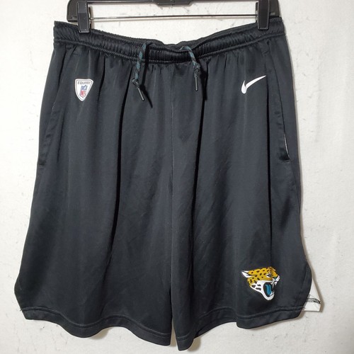 Jacksonville Jaguars Shorts Men's Large Nike NFL On Field Apparel Black - Picture 2 of 11