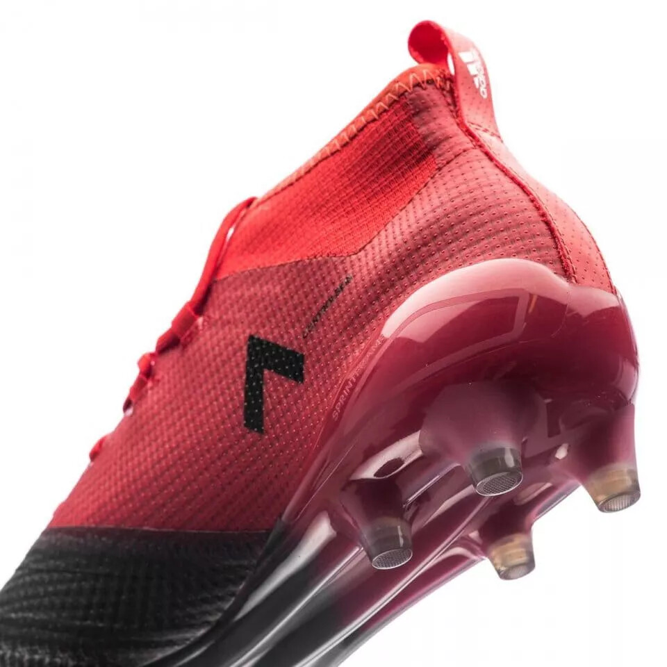Adidas Mens ACE 17.1 Primeknit FG Football Boots / Red Black
