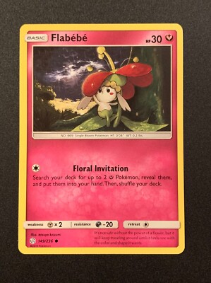 Flabebe 149/236 | Common | Sun and Moon Cosmic Eclipse