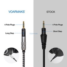 Nylon Cable For Sennheiser HD560S HD598 HD598SE HD598SR HD599 HD558 HD518 6.5ft