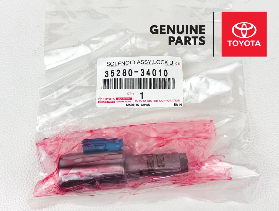 35280-34010 toyota land cruiser tundra lexus gx lx Lock Up Control Solenoid NEW - Imagem 2 de 4