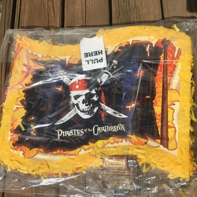 Disney Pirates Of The Caribbean Hallmark Party Express Candy Game Piñata New