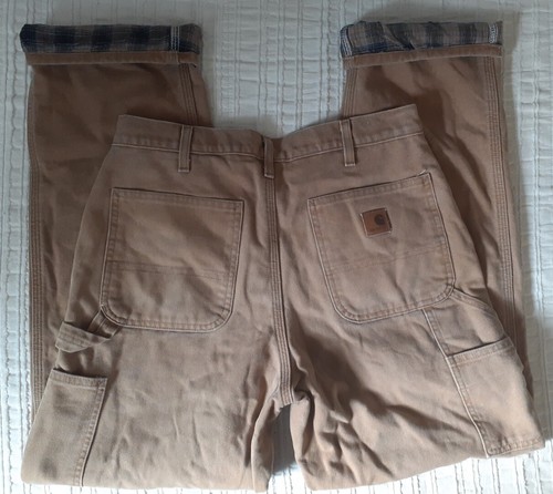 Carhartt Duck Canvas Flannel Lined 