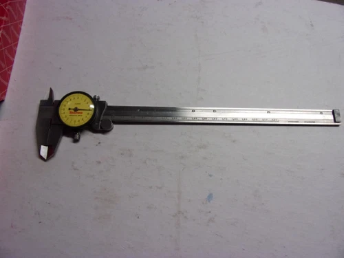STARRETT  #120MZ-225 Dial Caliper  0 - 225mm range - Metric - Made in USA  used