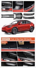 KSGMFED 6PCS DOOR EDGE GUARDS, REAR BUMPER GUARDS, DOOR SILL, SCUF PLATE TESLA Y