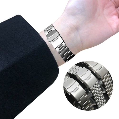 do Seiko SKX007 009 zakrzywiona nierdzewna bransoletka wymiana taśma do oglądania 20mm / 22mm - Zdjęcie 9 z 12