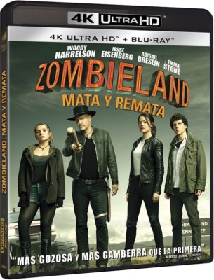 ZOMBIELAND: MATA Y REMATA (2ª Mano) Solo 1 Disco 4K ULTRA HD BR Reg. A-B-C
