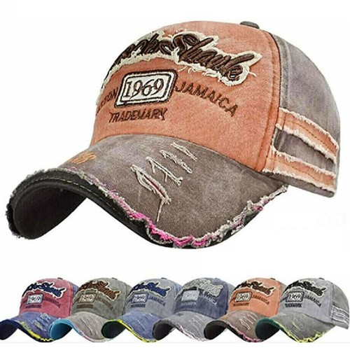 Baseball Hats Sunscreen Hats Embroidery Baseball Caps Distressed Faded Cap