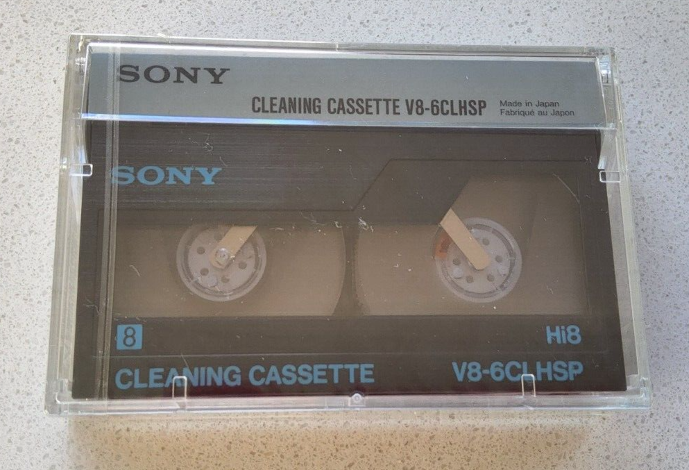 SONY HI8 V86CLHSP VIDEO HEAD CLEANING CASSETTE eBay
