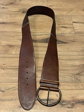 Gap Women's Brown Genuine Leather Belt Size Large  EUC