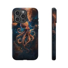 For iPhone / Galaxy / Pixel   Octopus Cephalopod Universe Phone Case