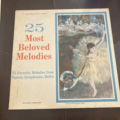 25 Most Beloved Melodies Operas Ballet Record Album LP Vinyl Lionel, it s not re