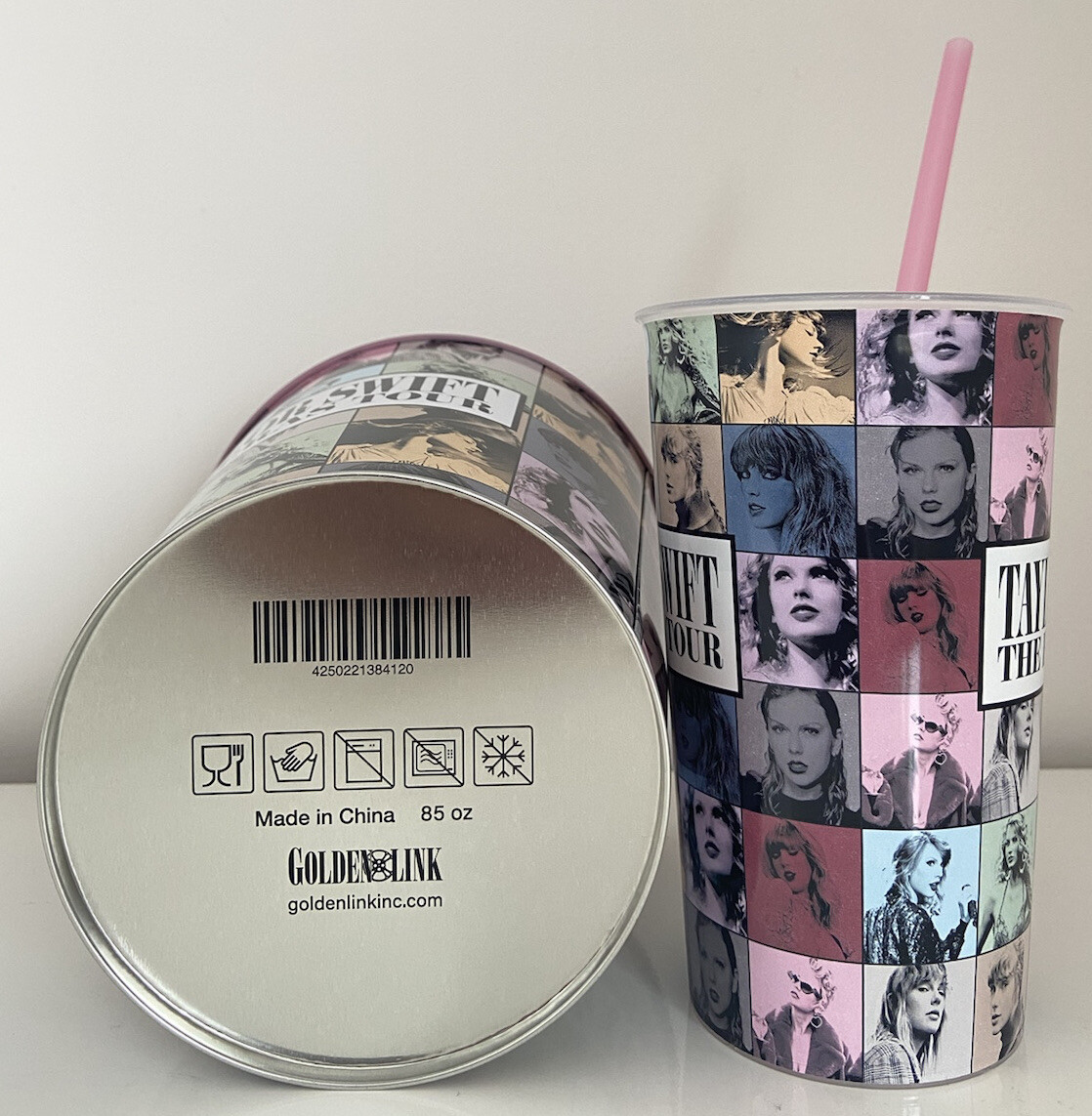 Taylor Swift The Eras Tour Popcorn Bucket And Cup Set Combo Official