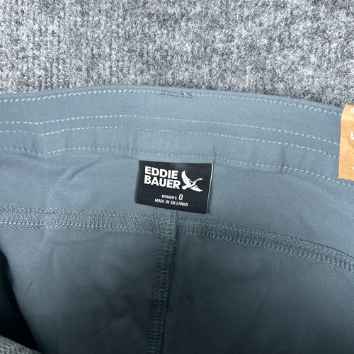 Eddie Bauer Pants Adult Size 0 Graphite Rainer Capri Hiking Womens NWT NEW - Picture 7 of 12