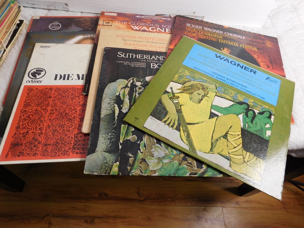 Vintage Wagner Classical LP Lot of 8 Opera Records