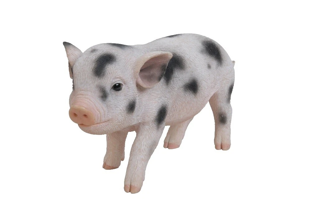 Estatuas de cerdos al aire libre