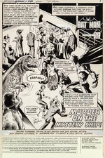 Detective Comics #496 Title Splash Art by Don Newton - Batman vs Clayface