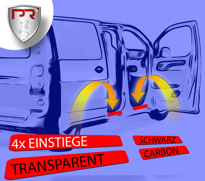 4-tlg. Edelstahl Einstiegsleisten Für Citroen SpaceTourer XL - Kratzschutz Für Türschwellen